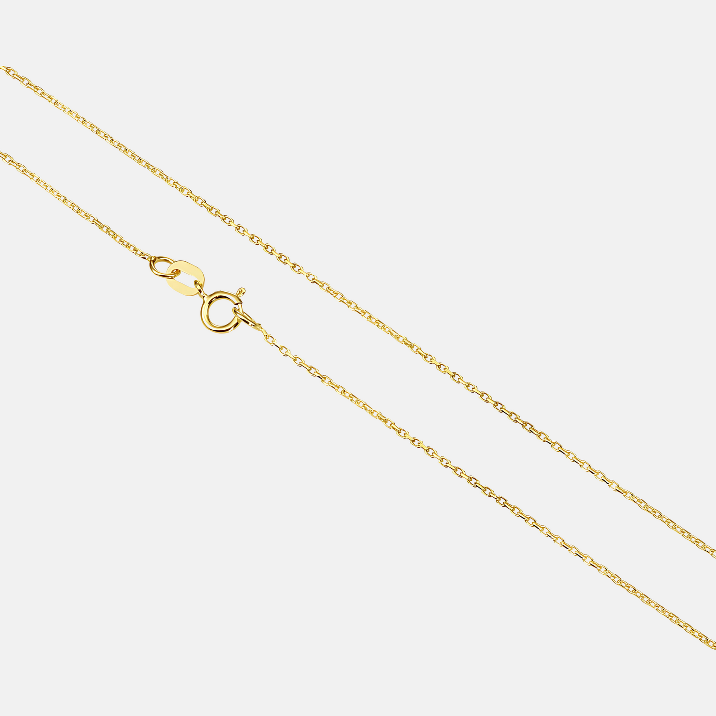 14k Yellow Gold Cable Necklace - 1.5mm