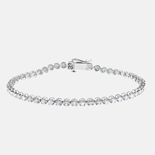 Lab Diamond Four Prong Tennis Bracelet - 1.00 CT