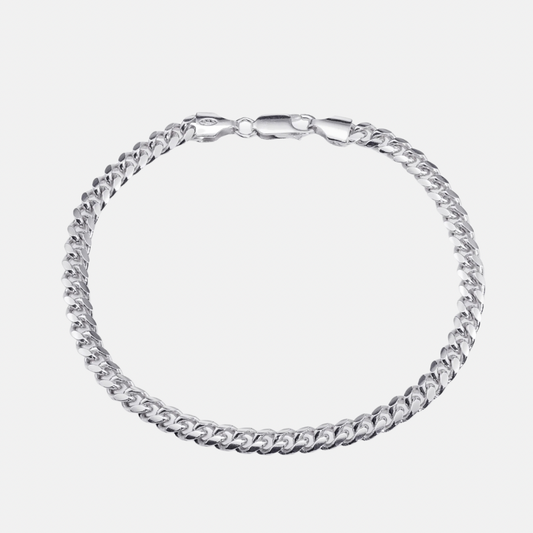 Miami Cuban Link Bracelet - 6mm Sterling Silver